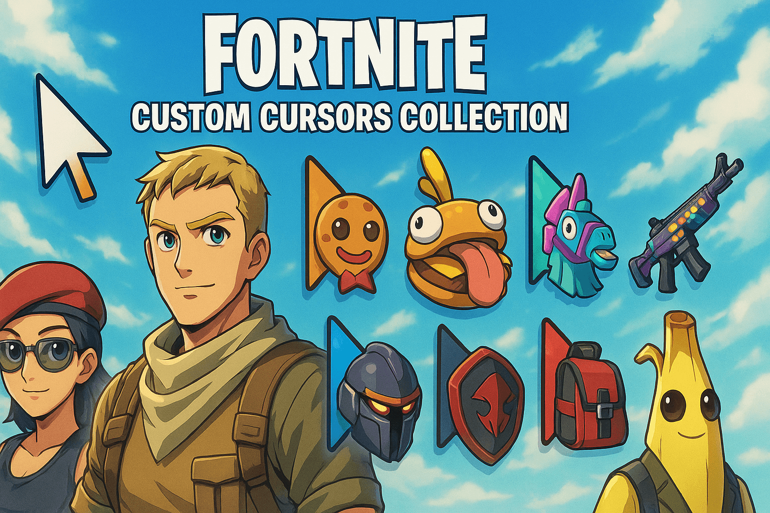 Fortnite Custom Cursor Collection - Custom cursor collection preview image