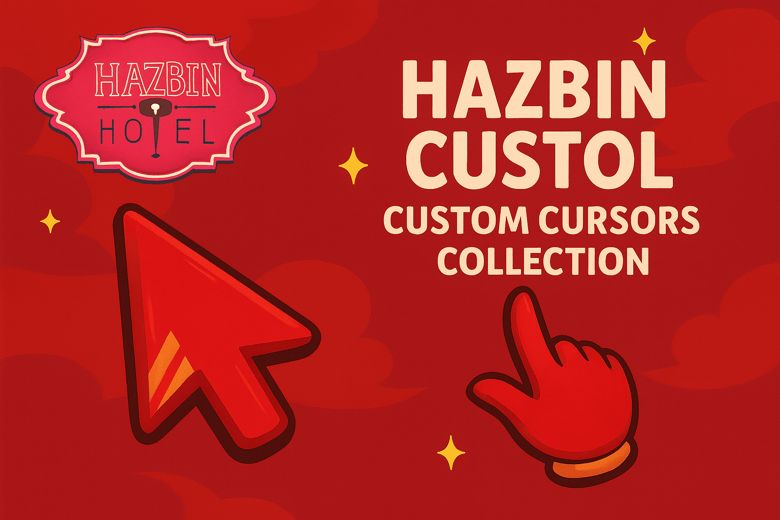 Hazbin Hotel Custom Cursors Collection - Custom cursor collection preview