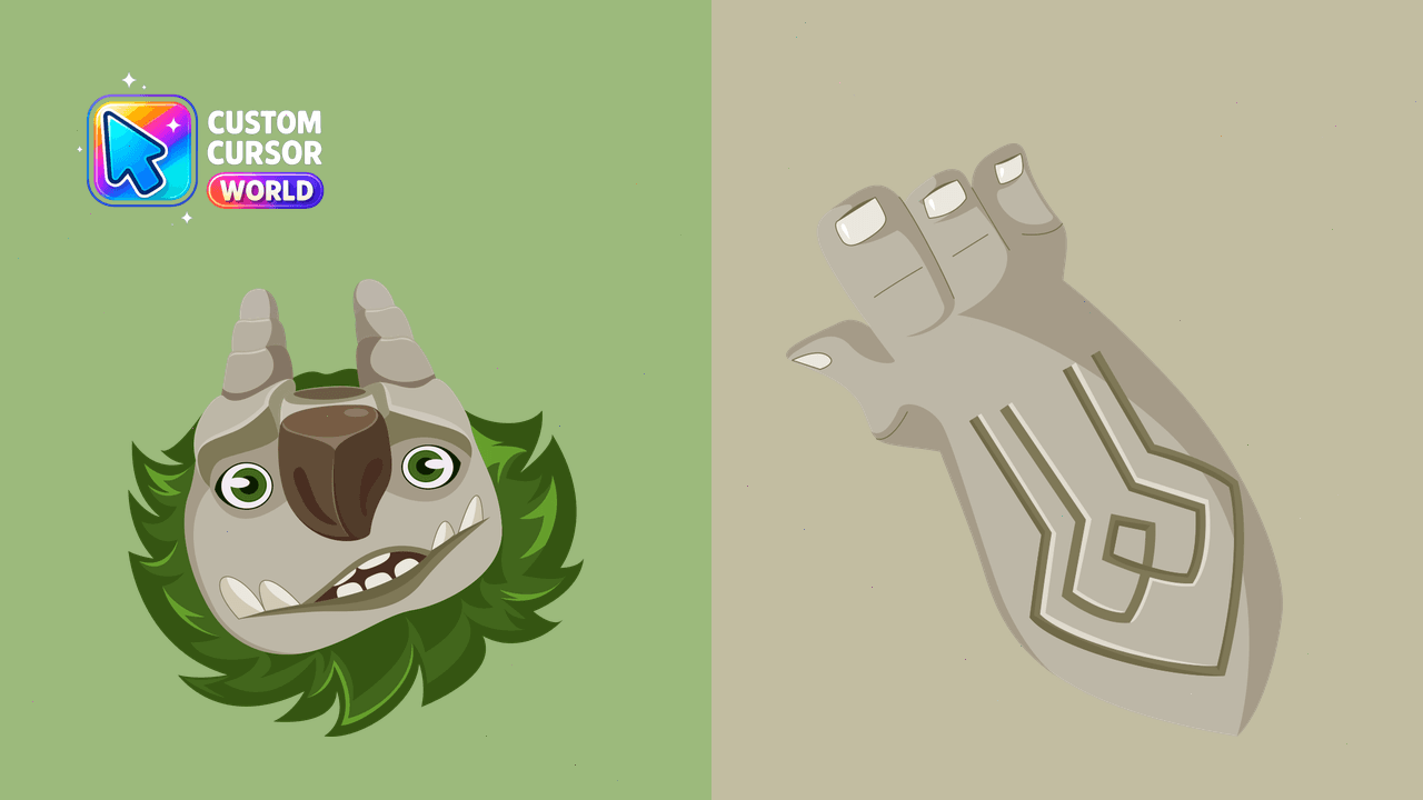 Cursor pack preview: Trollhunters Custom Cursor Pack for Chrome and Edge