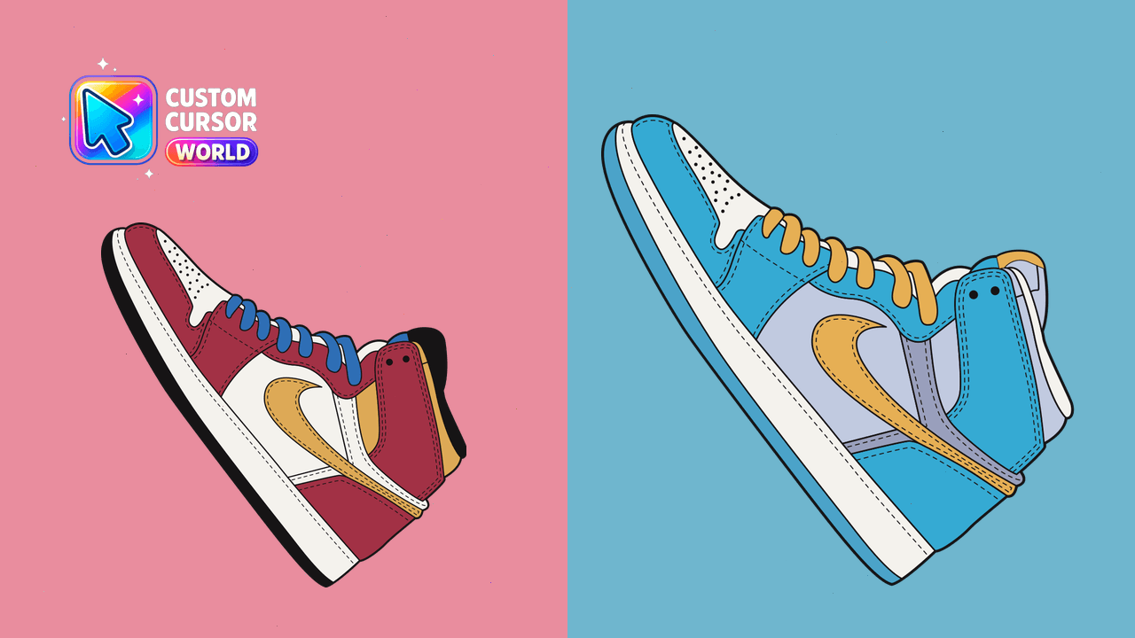 Cursor pack preview: Air Jordan Custom Cursor Pack for Chrome and Edge