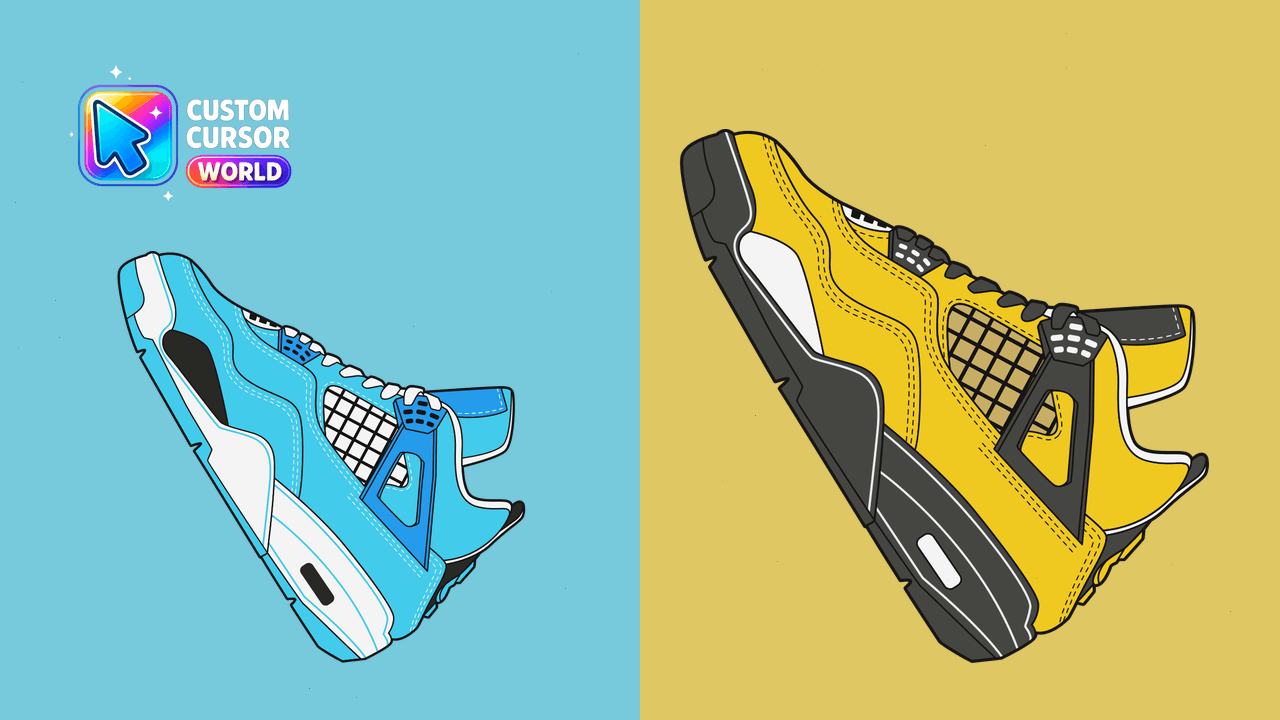 Cursor pack preview: University Blue Custom Cursor Pack for Chrome and Edge