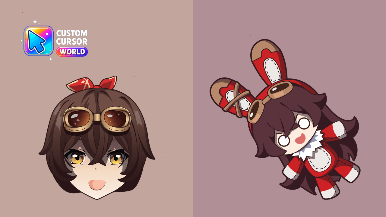 Cursor pack preview: Amber Cursor Pack - Genshin Impact Inspired Custom Cursors