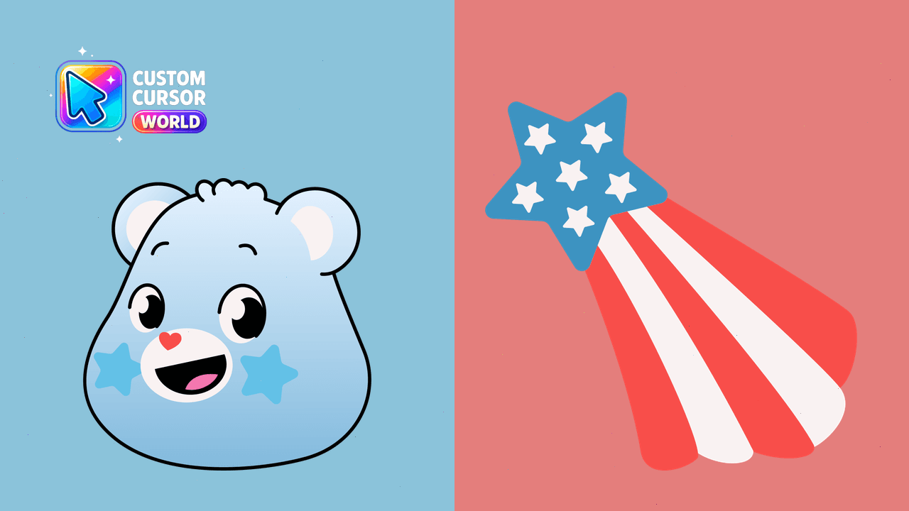 Cursor pack preview: Patriotic Cursor Pack