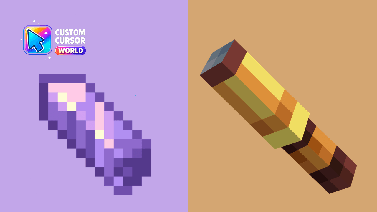 Cursor pack preview: Purple Amethyst Cursor Pack