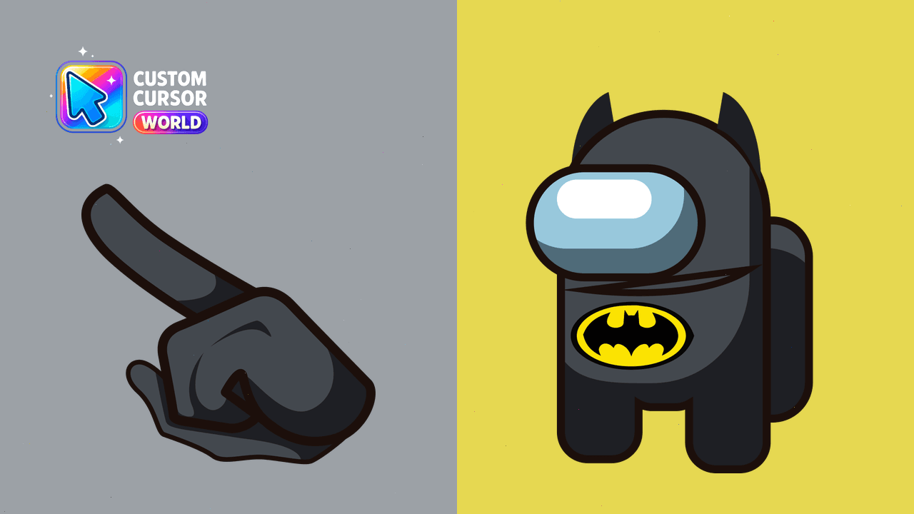 Cursor pack preview: Batman Among Us Custom Cursor Pack
