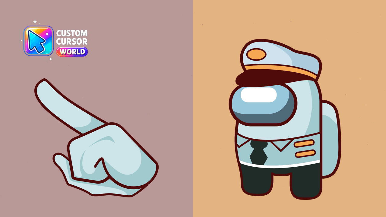 Cursor pack preview: Among Us Custom Cursor Pack