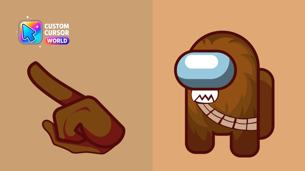 Cursor pack preview: Custom Chewbacca Cursor Pack