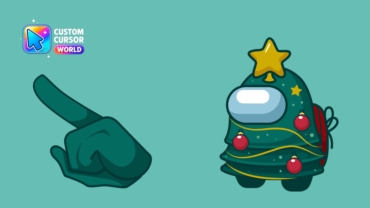 Cursor pack preview: Unique Merry Christmas Cursor Pack for Chrome
