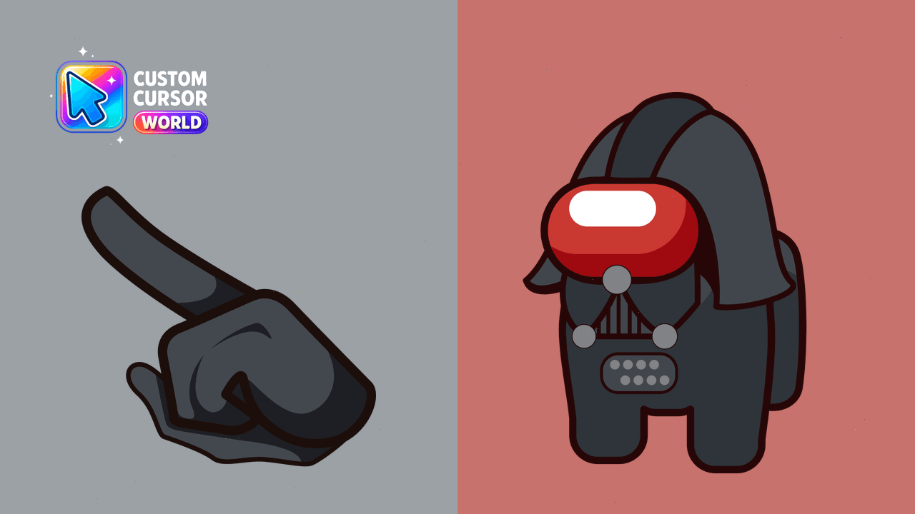Cursor pack preview: Darth Vader Custom Cursor Pack for Chrome & Edge