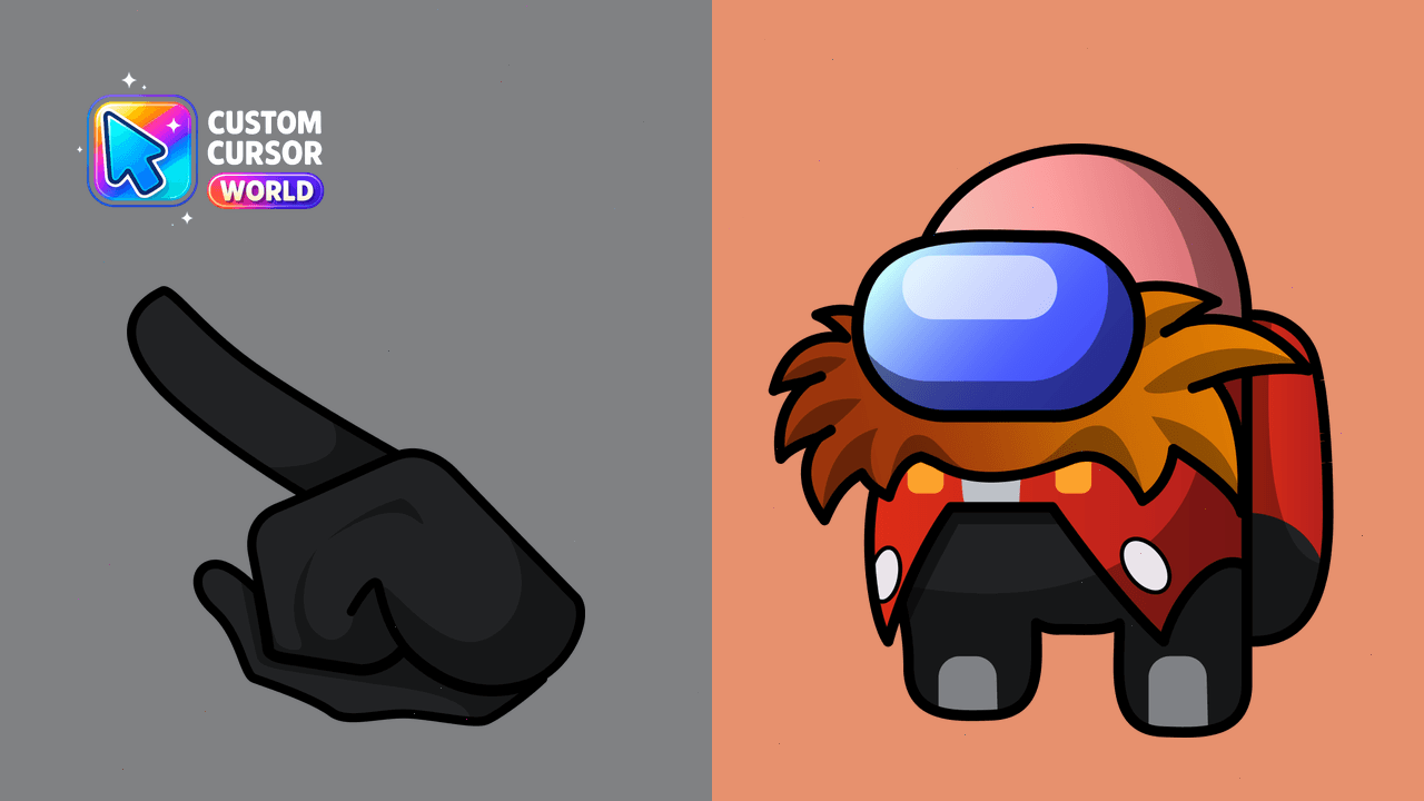 Cursor pack preview: Custom Cursor Pack - Incredible Doctor Eggman Edition