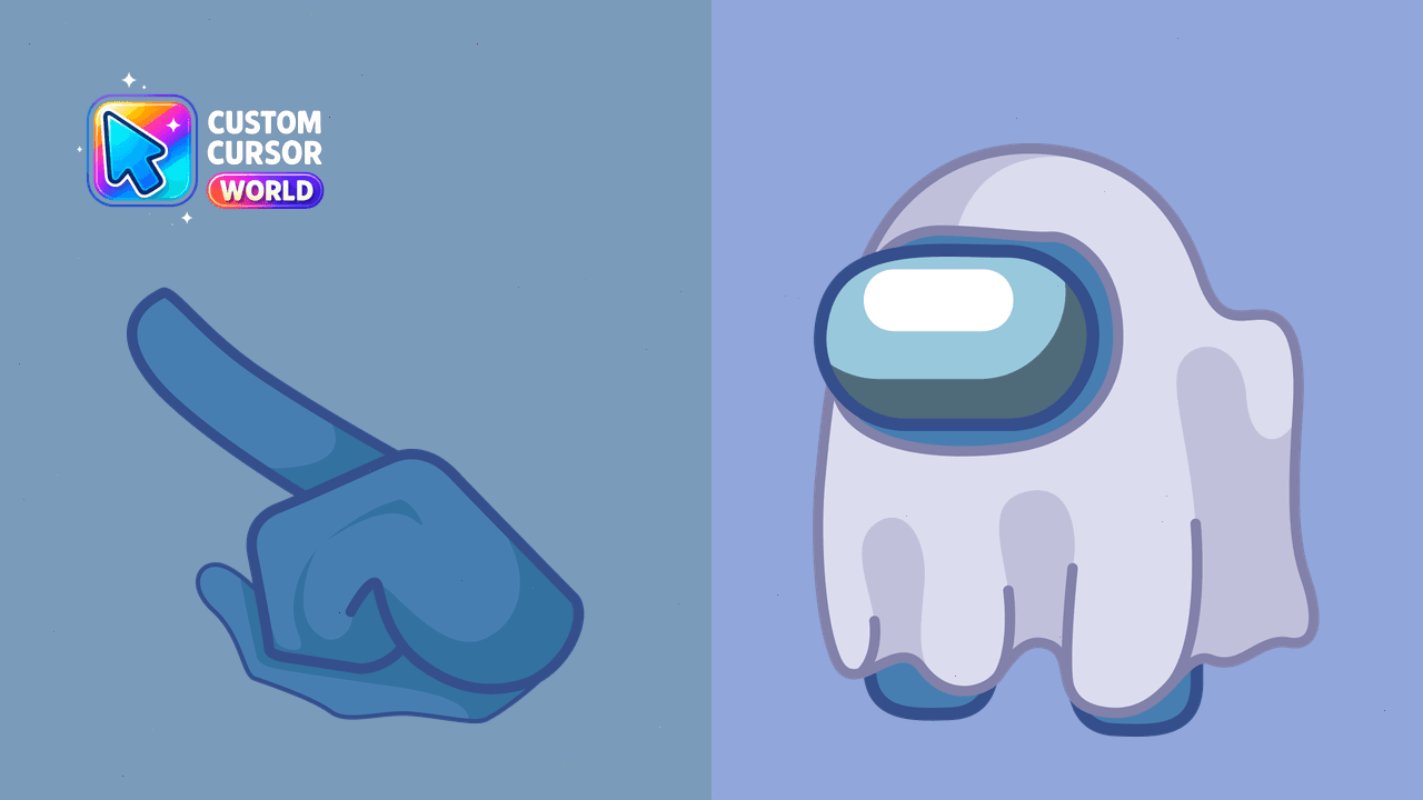 Cursor pack preview: Ghost Character Custom Cursor Pack for Chrome