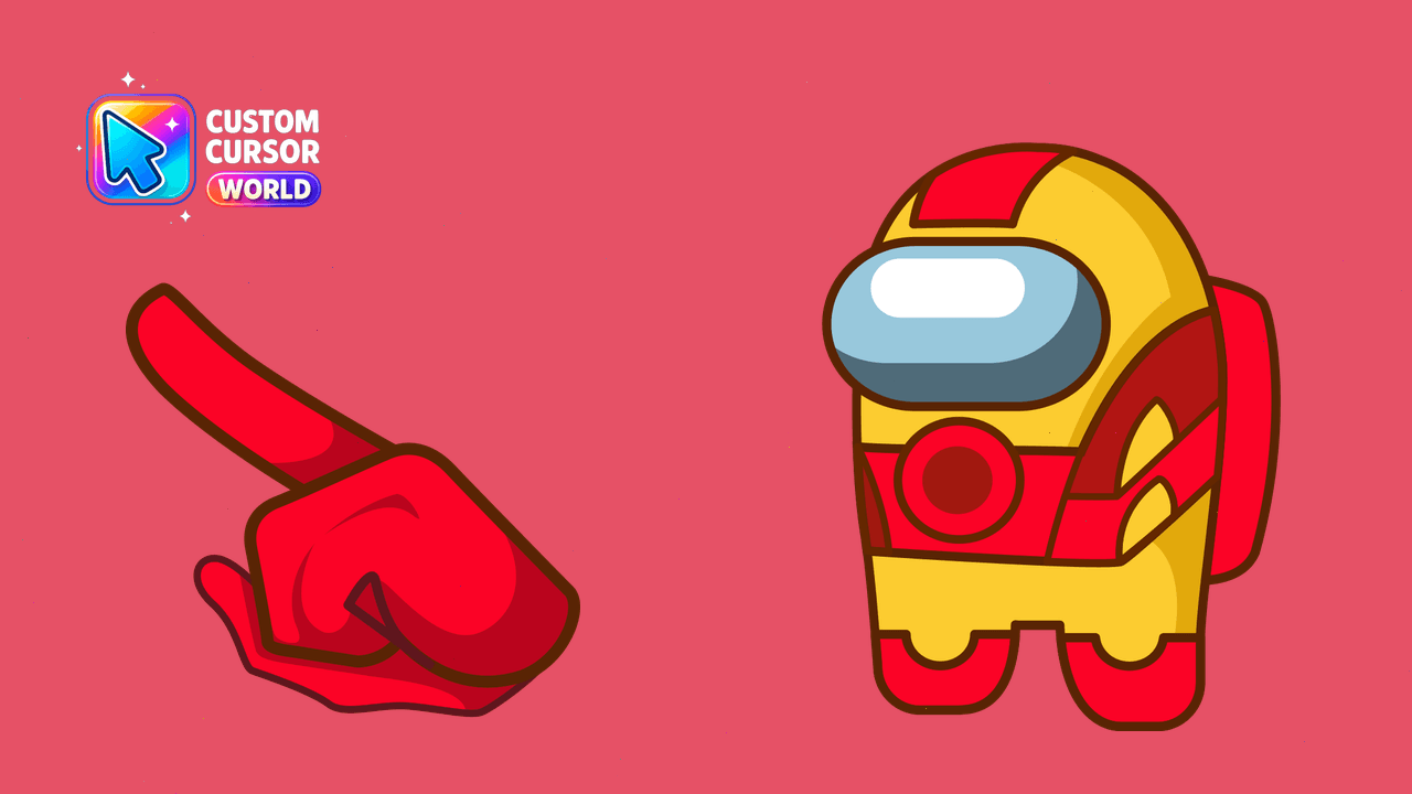 Cursor pack preview: Iron Man Custom Cursor Pack