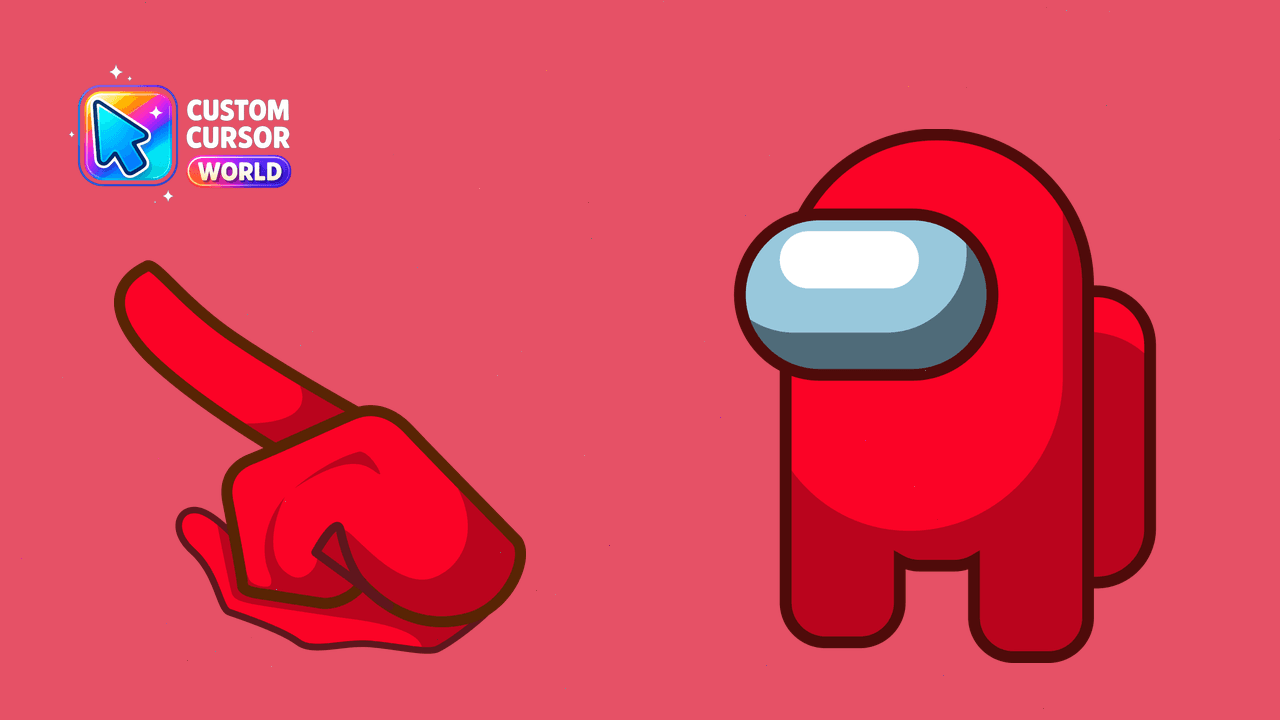 Cursor pack preview: Among Us Custom Cursor Pack for Chrome