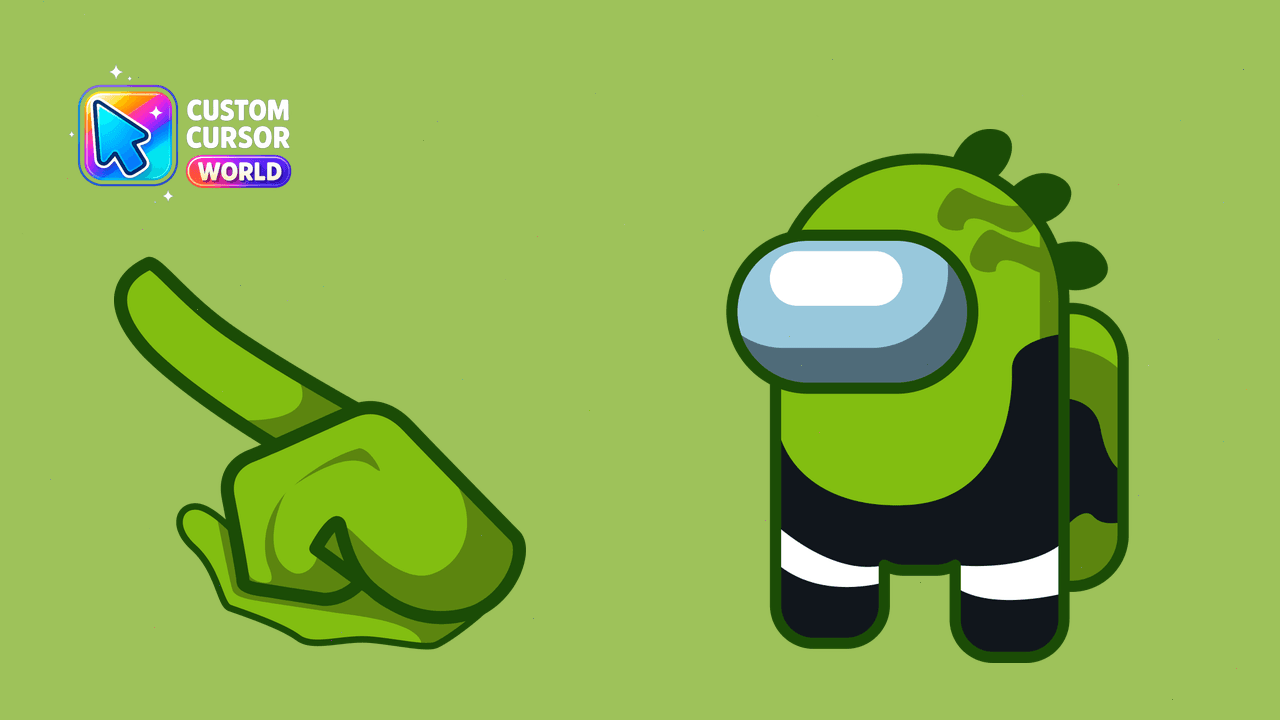 Cursor pack preview: Reptile Cursor Pack for Among Us