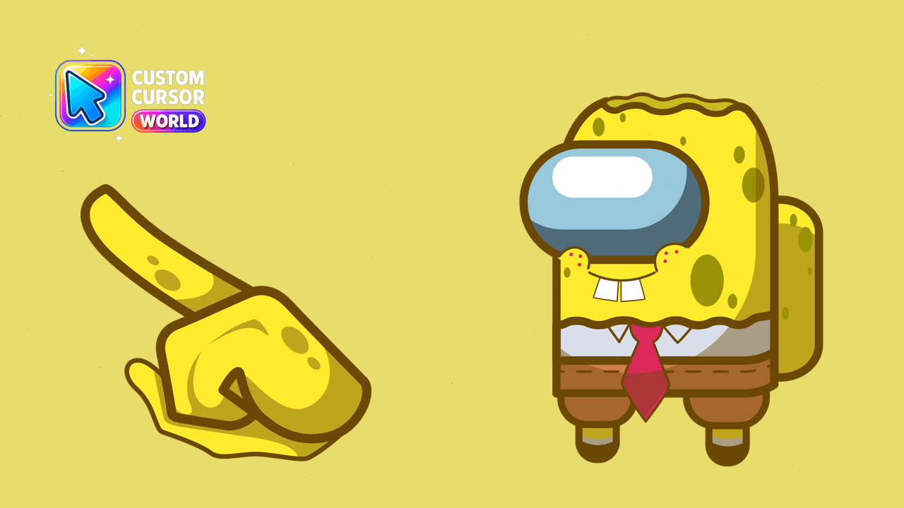 Cursor pack preview: Among Us Spongebob Custom Cursor Pack