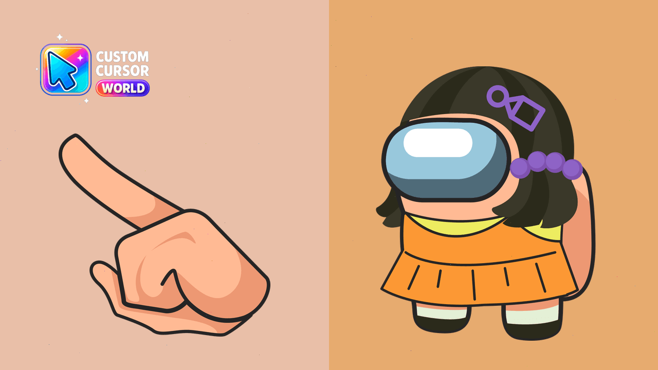 Cursor pack preview: Squid Game Killer Cursor Pack for Chrome and Edge