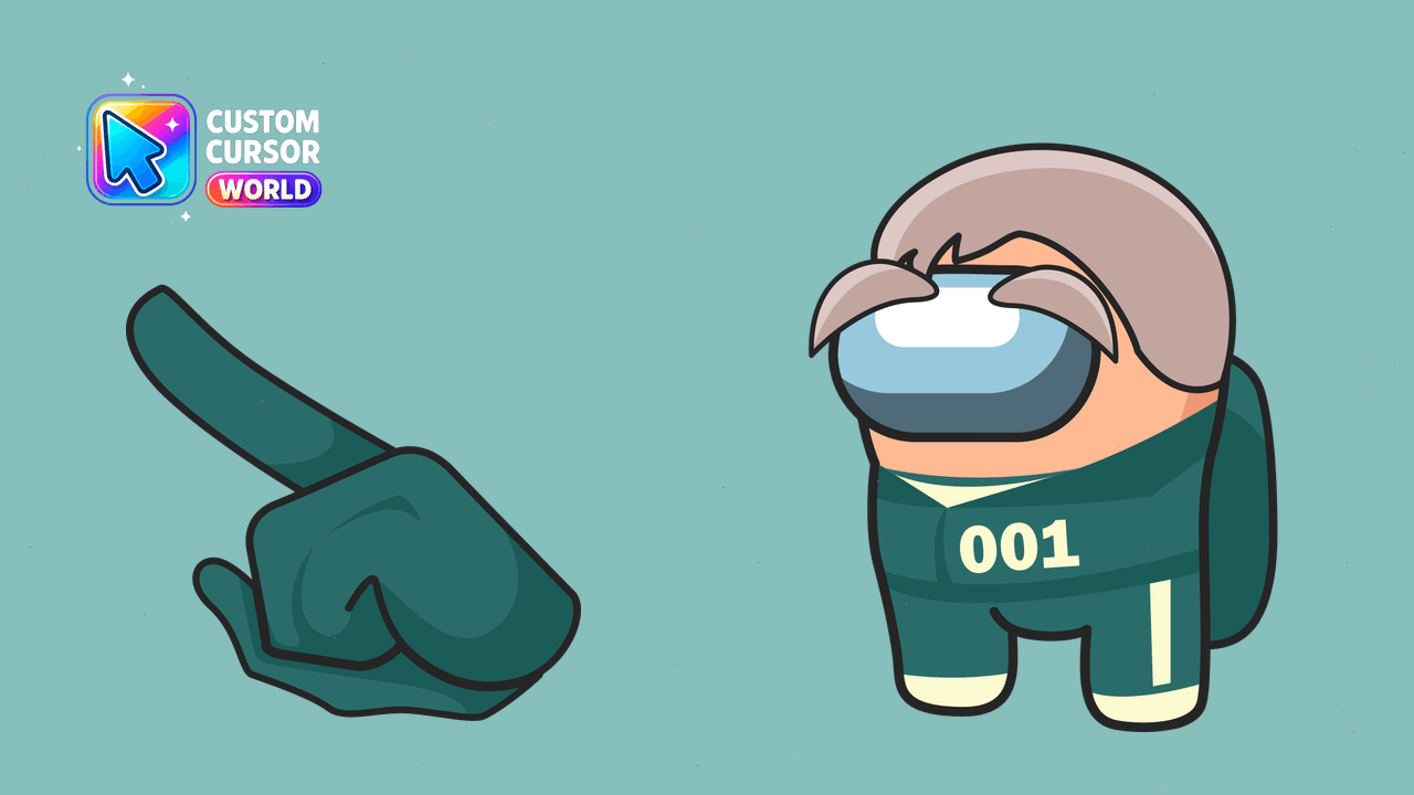 Cursor pack preview: Custom Cursor Pack for Among Us and Squid Game Fans