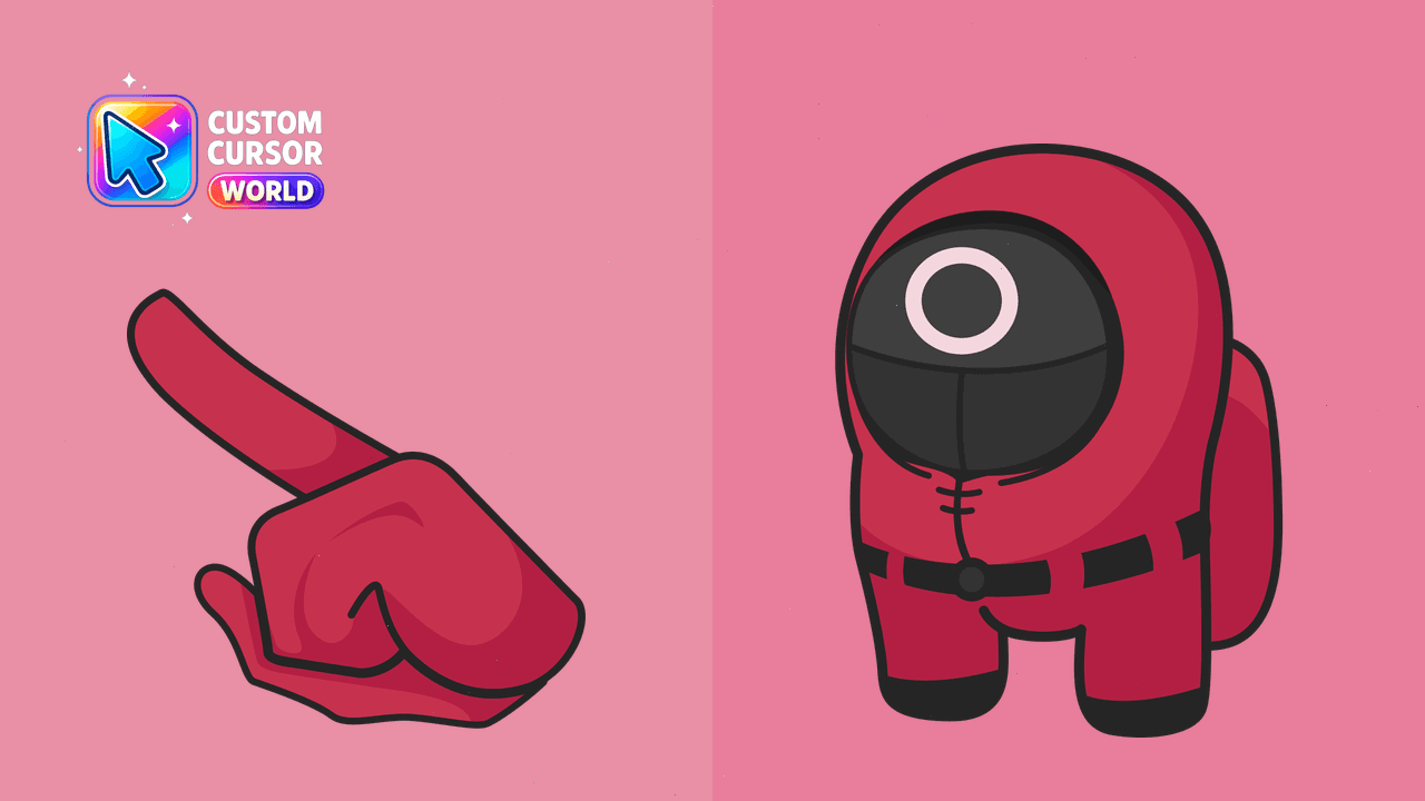 Cursor pack preview: Among Us Custom Cursor Pack Worker Edition