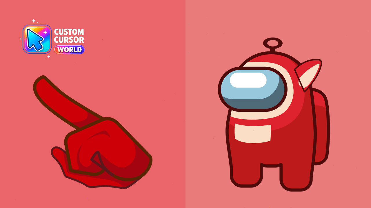 Cursor pack preview: Among Us Teletubbies Custom Cursor Pack