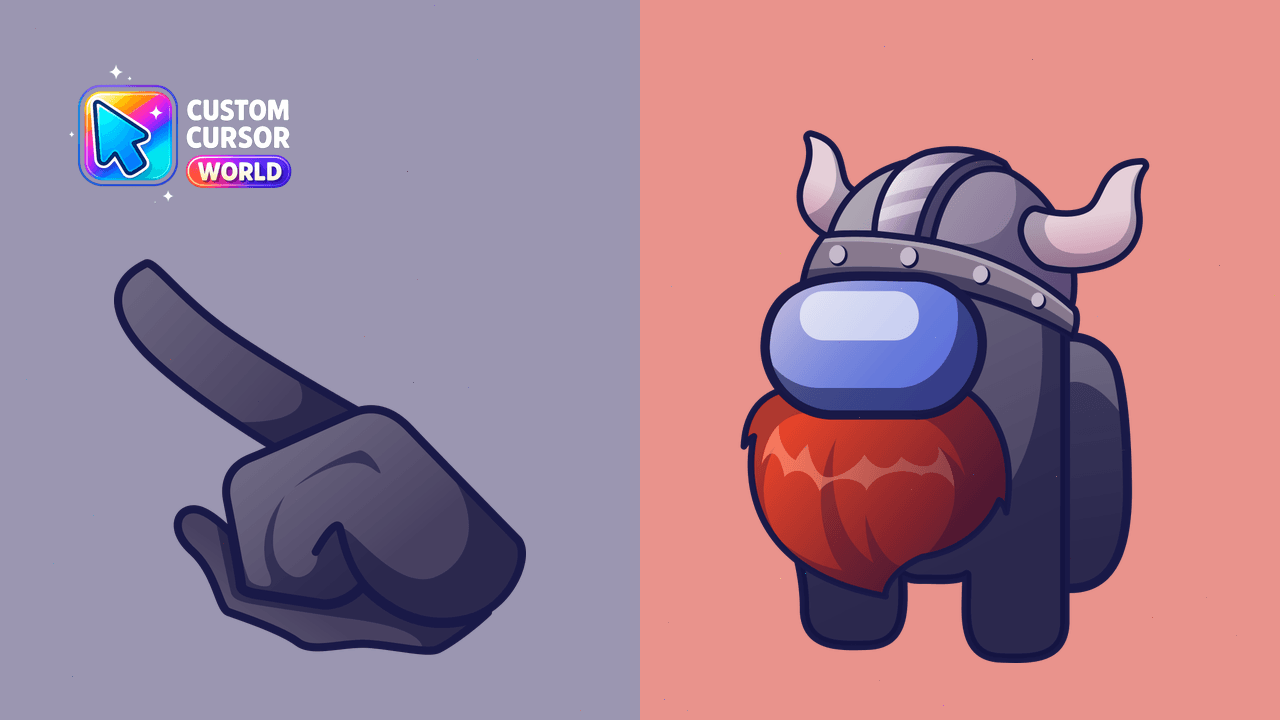 Cursor pack preview: Viking Cursor Pack - Among Us Theme