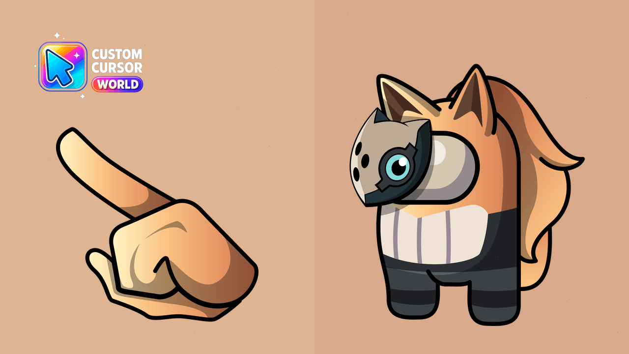Cursor pack preview: Whisper the Wolf Custom Cursor Pack for Chrome and Edge
