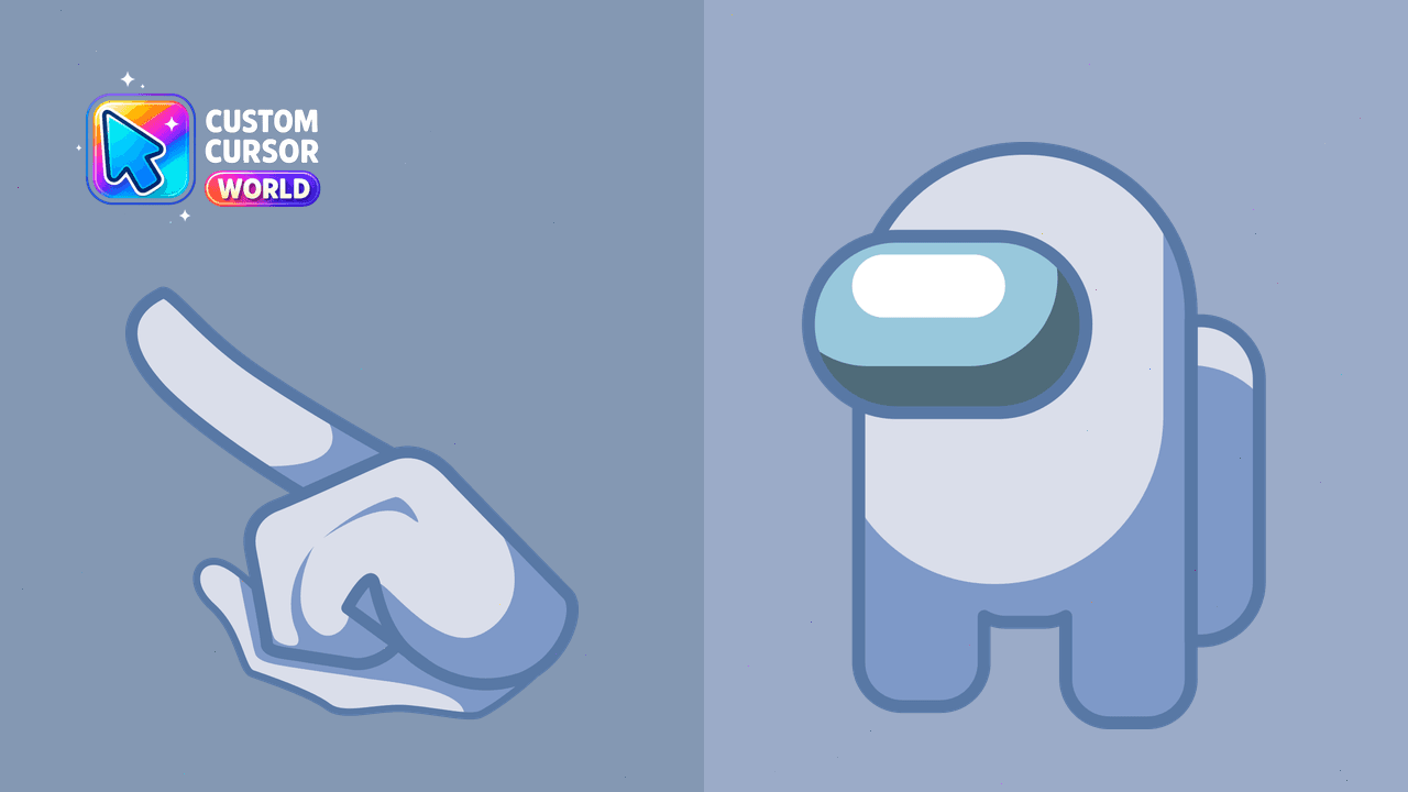 Cursor pack preview: Custom Cursor Pack - Among Us Collection for Chrome