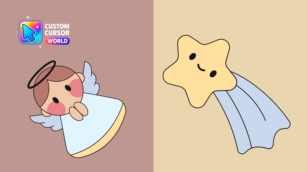 Cursor pack preview: Ethereal Cursor Pack for Chromium Browsers