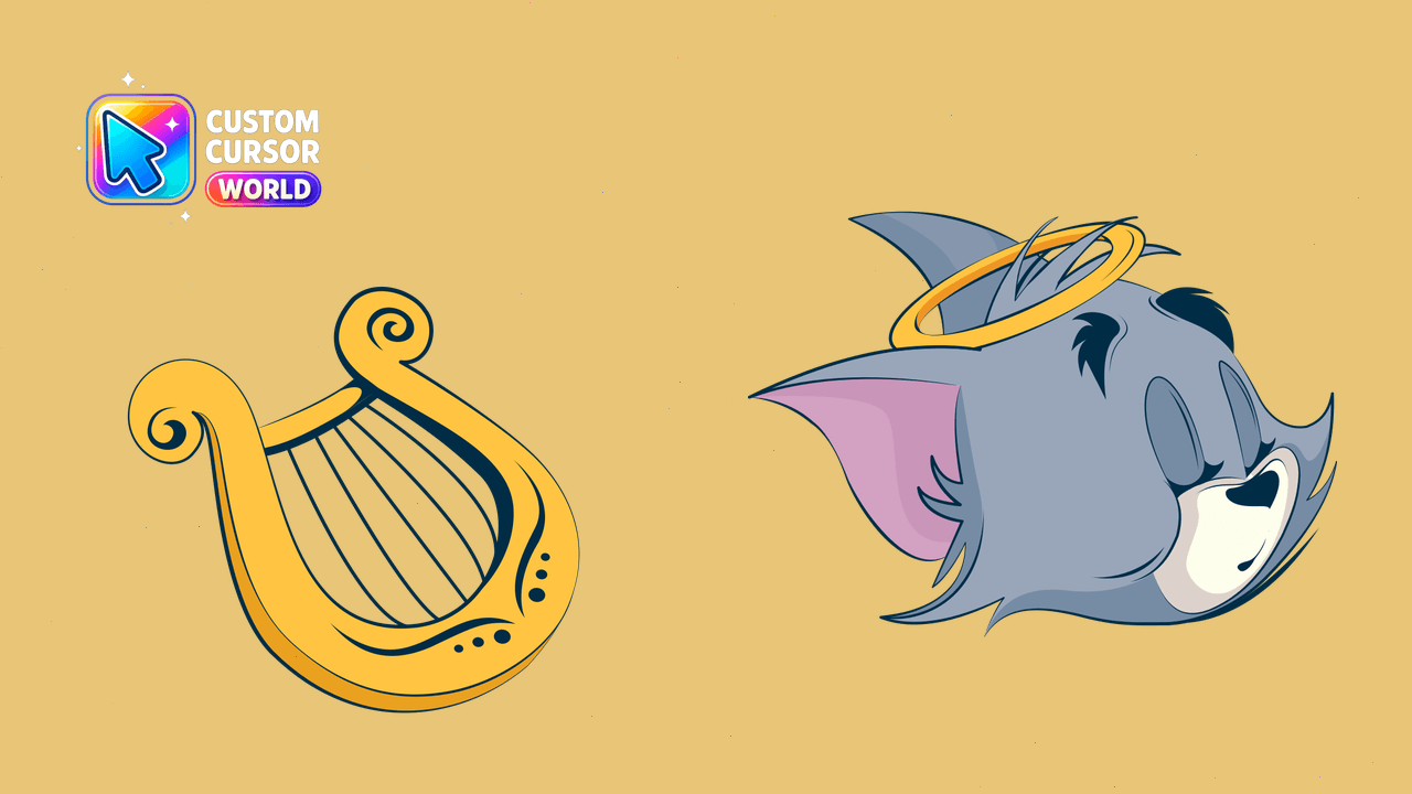 Custom Tom & Jerry Cursor Pack for Chrome - Custom cursor pack preview image showing 2 cursors