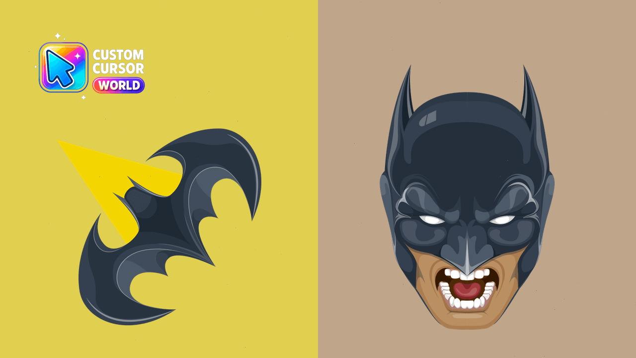 Cursor pack preview: Batman Custom Cursor Pack