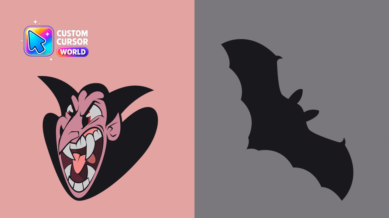 Cursor pack preview: Vampire Cursor Pack for Browsers