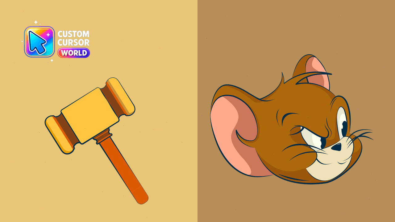 Cursor pack preview: Cheerful Jerry Cursor Pack for Chrome and Edge