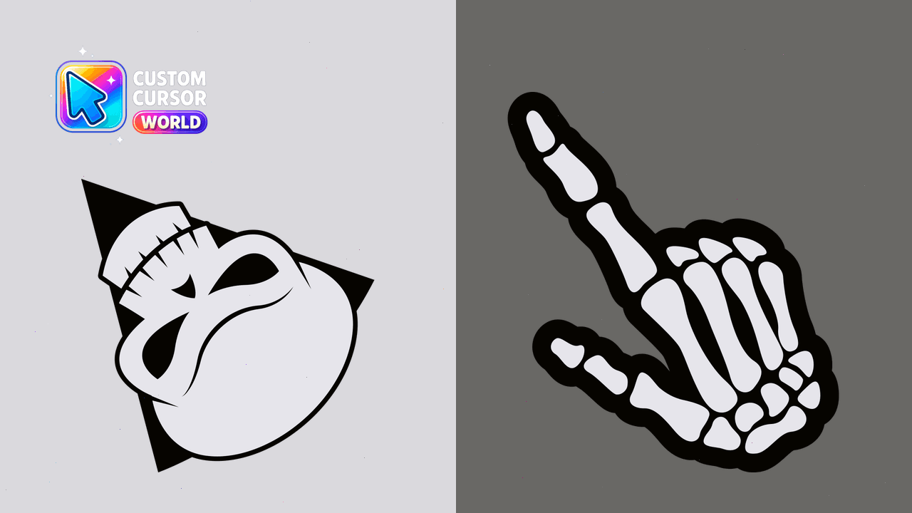 Cursor pack preview: Halloween Custom Cursor Pack for Chrome & Edge