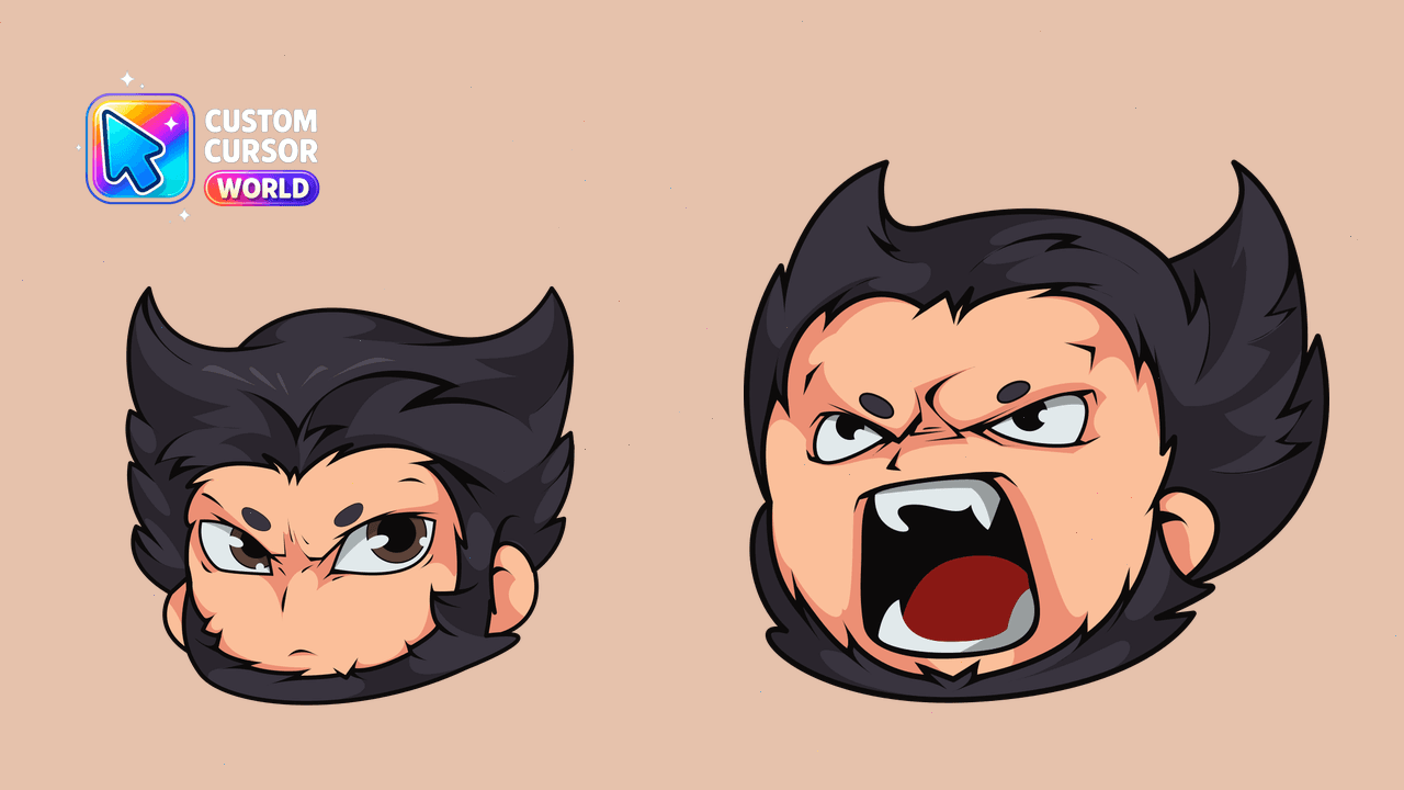 Cursor pack preview: Wolverine Cursor Pack for Browser Enthusiasts