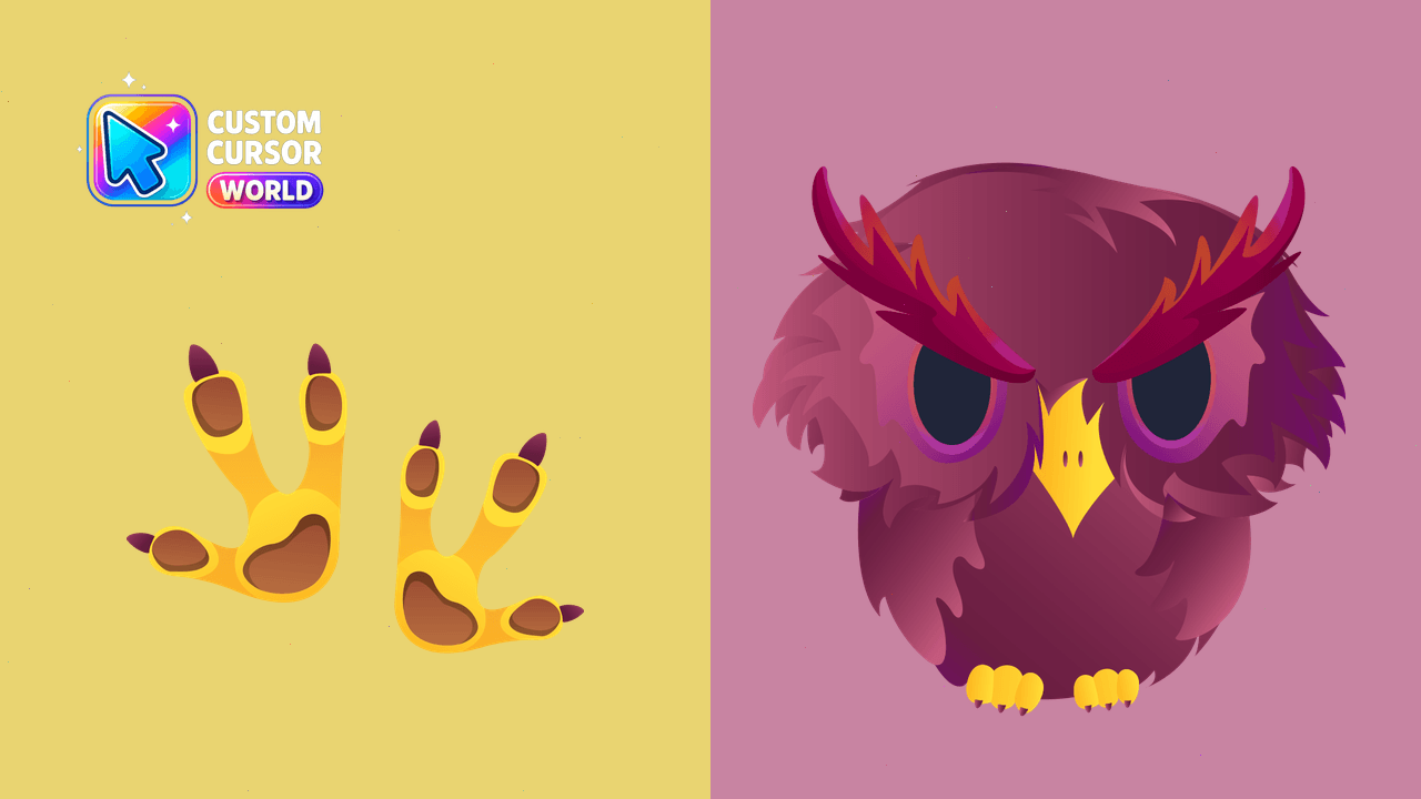 Cursor pack preview: Owl Custom Cursor Pack