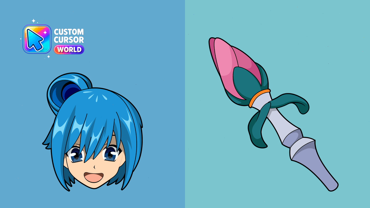 Cursor pack preview: Aqua Cursor Pack for Chrome and Edge