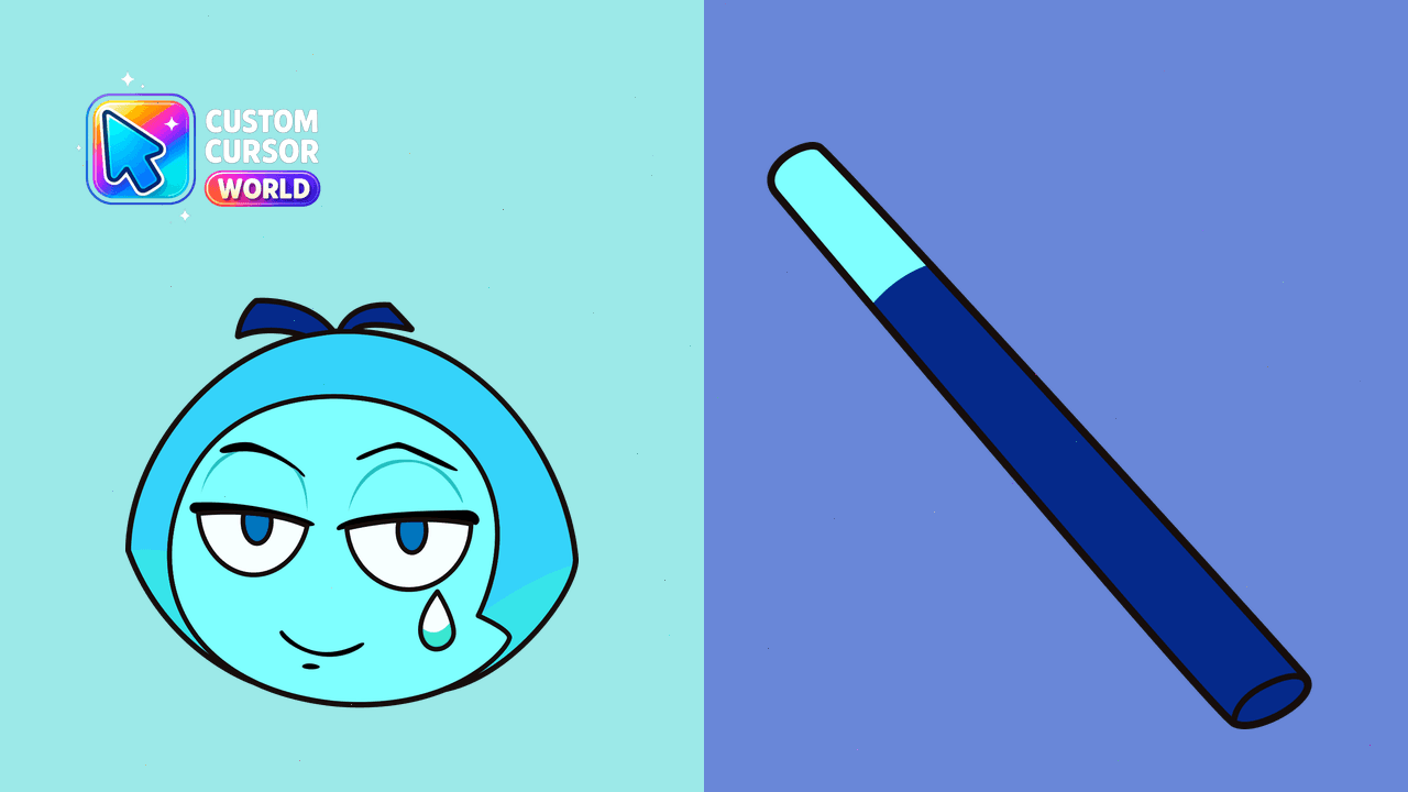 Cursor pack preview: Aquamarine Cursor Pack for Chrome & Edge