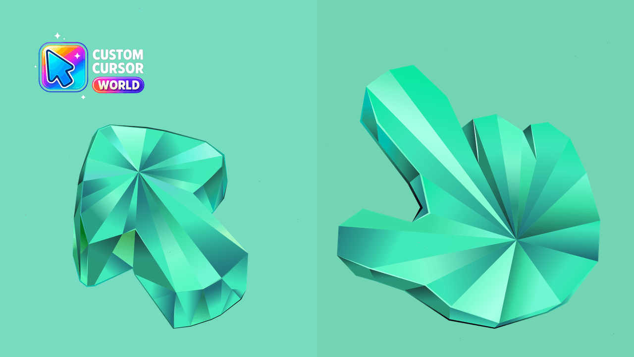 Cursor pack preview: Aquamarine Texture Cursor Pack