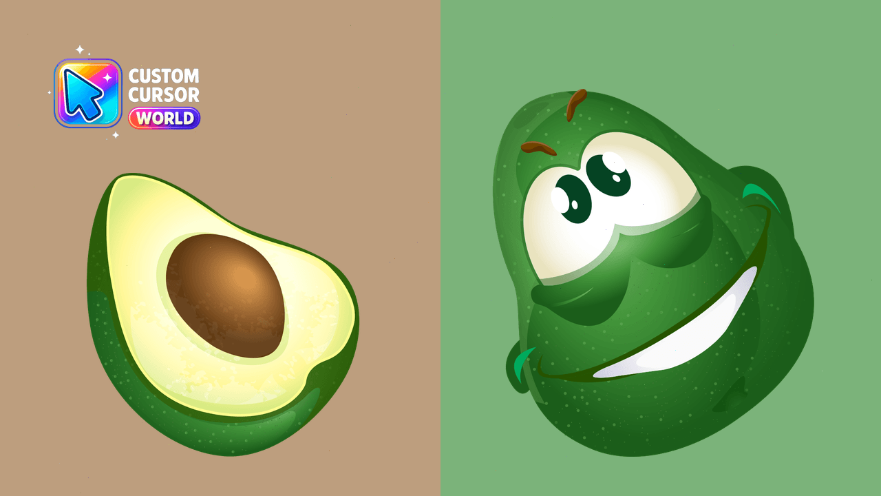 Cursor pack preview: Avocado Cursor Pack