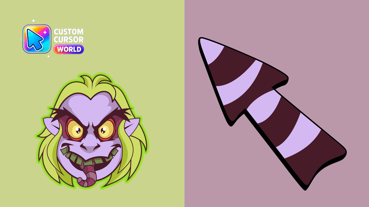 Cursor pack preview: Beetlejuice Custom Cursor Pack for Chrome