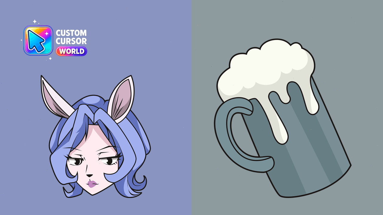 Cursor pack preview: Custom Cursor Pack - Bernadette Anime Series Edition