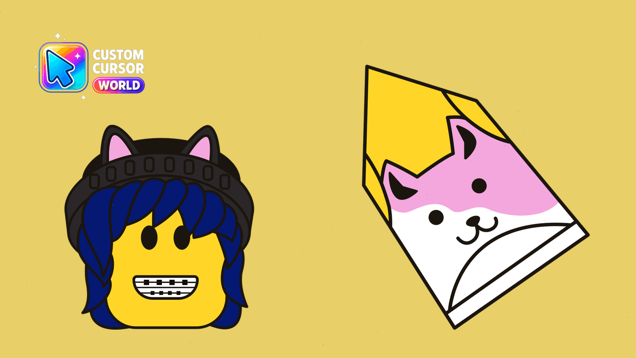 Cursor pack preview: Cat Cursor Pack for Roblox Gamers