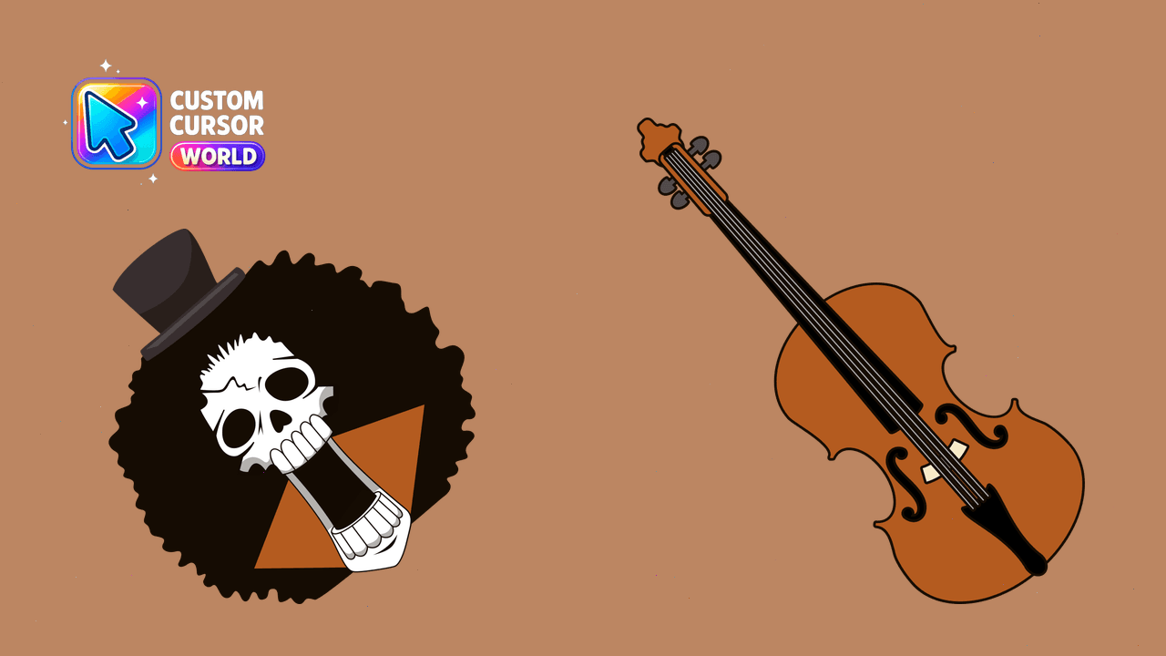 Cursor pack preview: Custom Cursor Pack - Brook from One Piece