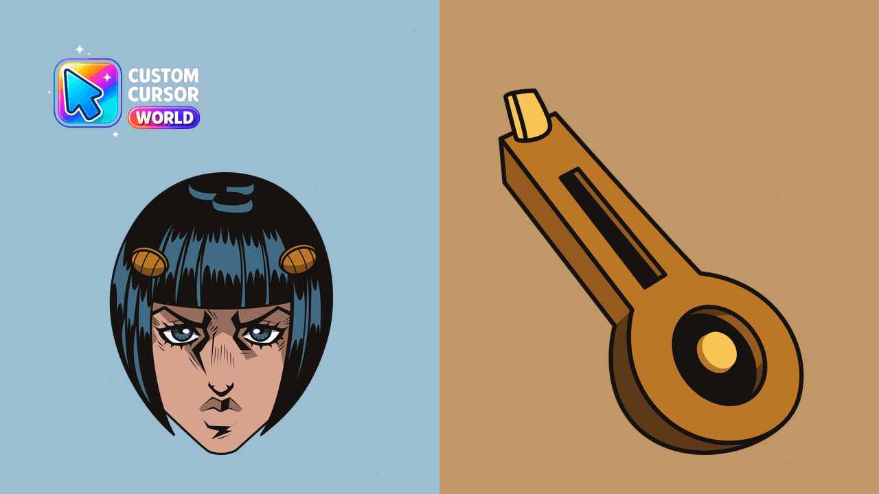 Cursor pack preview: Bruno Bucciarati Custom Cursor Pack
