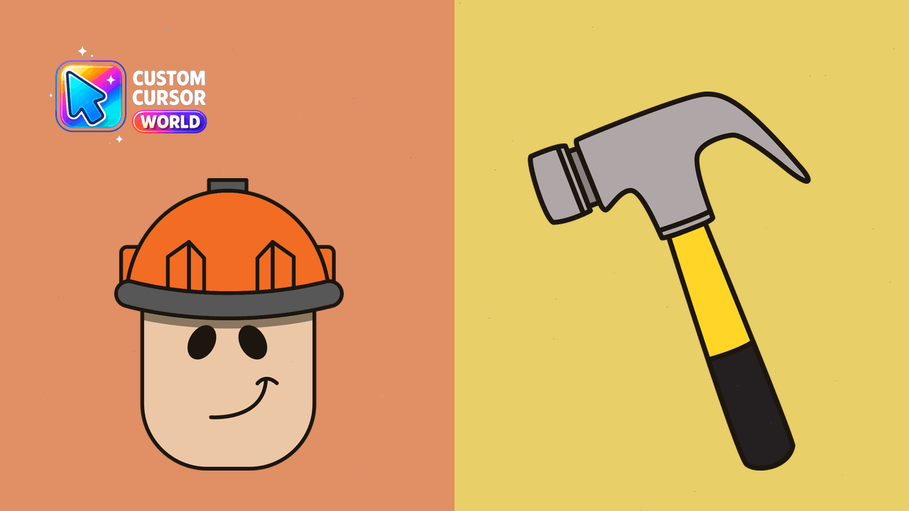Cursor pack preview: Builderman Custom Cursor Pack for Chrome & Edge