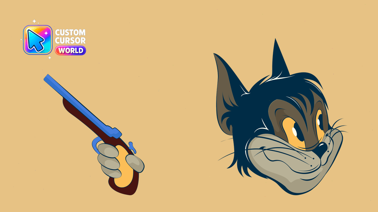 Cursor pack preview: Butch Cat Custom Cursor Pack for Chrome