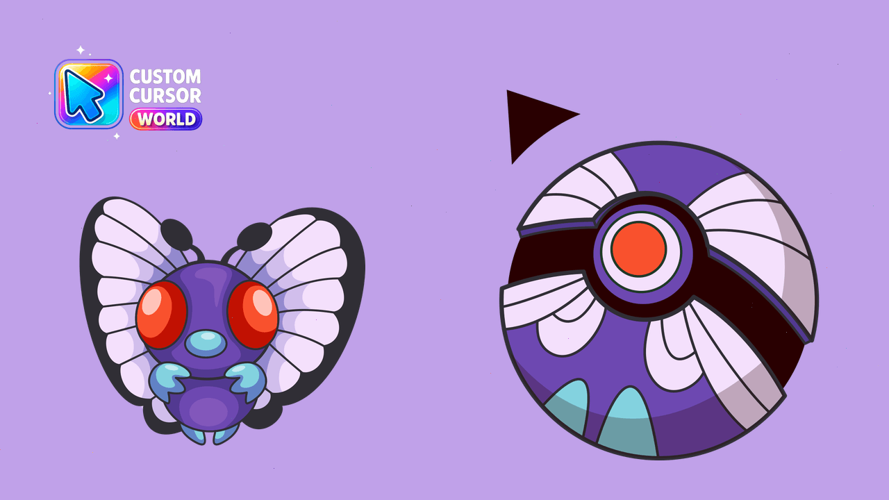 Cursor pack preview: Butterfree Custom Cursor for Chrome and Edge