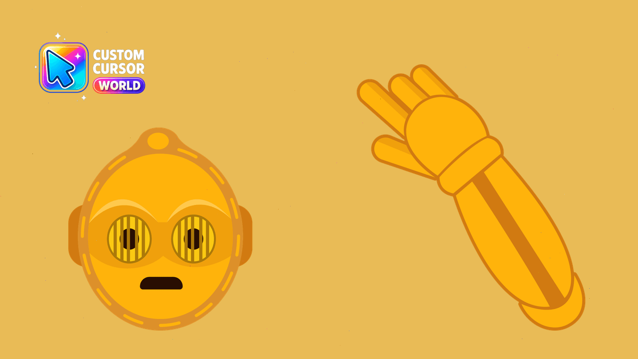 Cursor pack preview: C-3PO Custom Cursor Pack