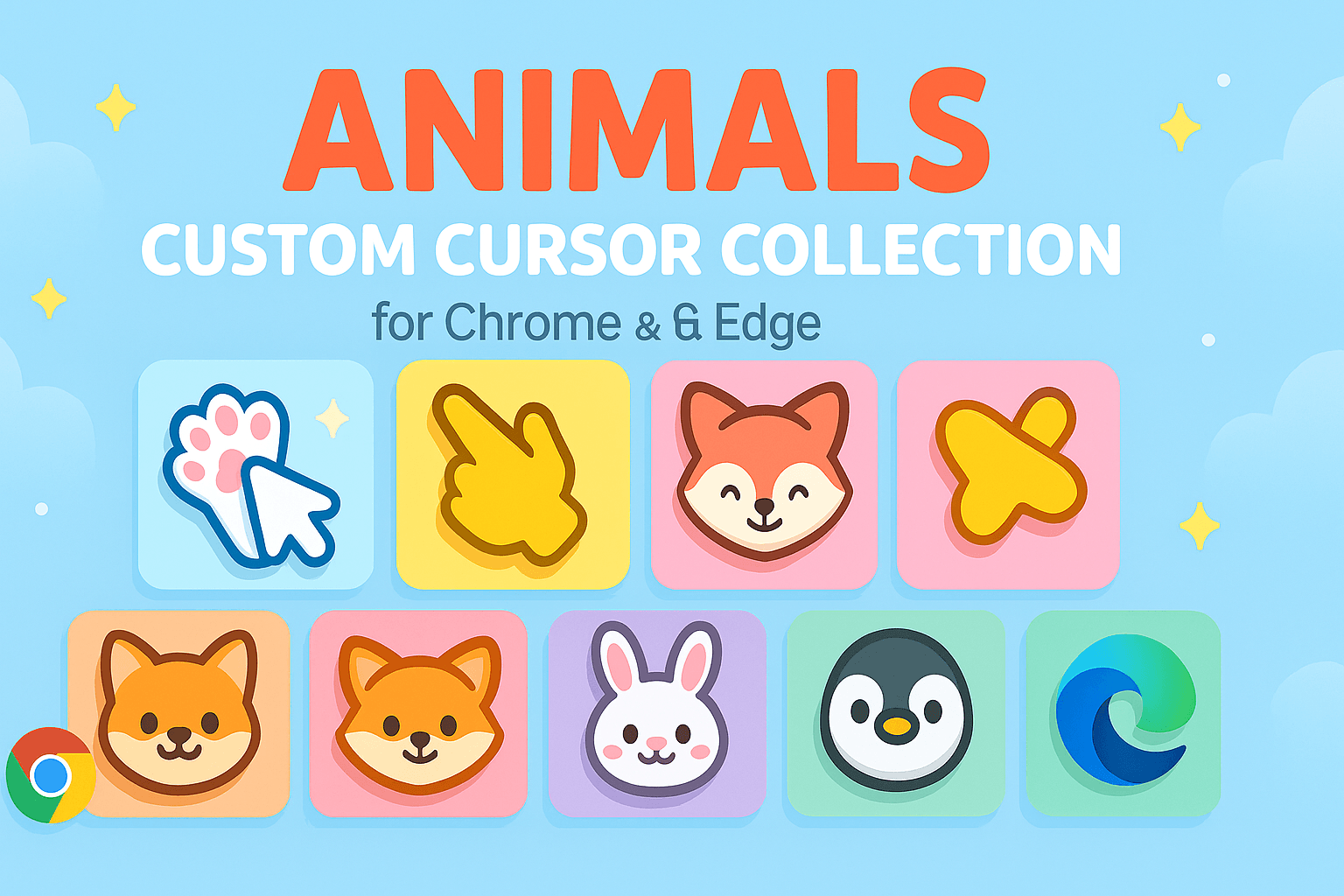 Animals Cursor Collection - Custom cursor collection preview