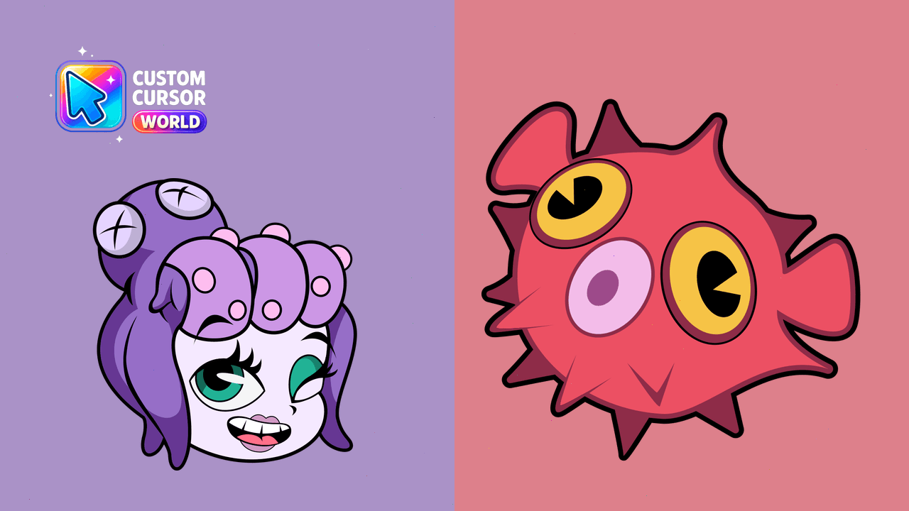 Cursor pack preview: Custom Cala Maria Cursor Pack for Chrome & Edge