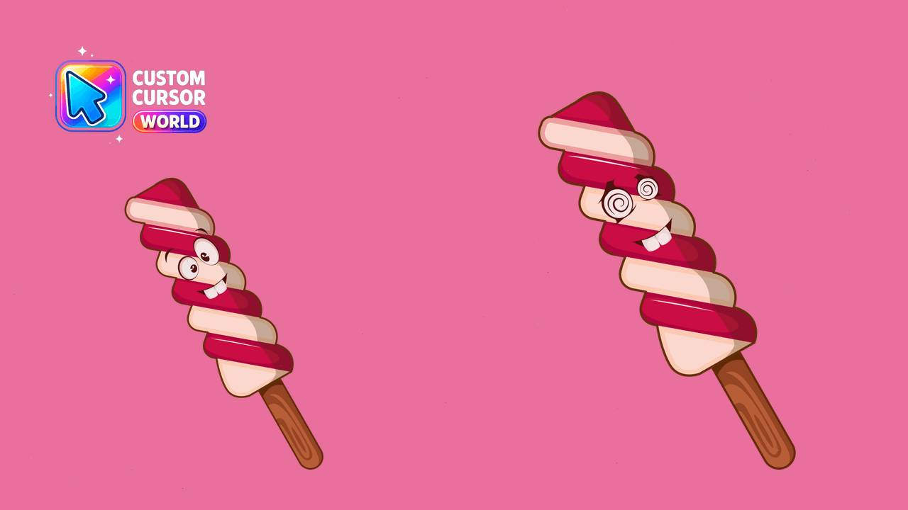 Cursor pack preview: Ice Cream Delight Custom Cursor Pack